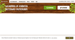Desktop Screenshot of kletterwald-hamburg.com