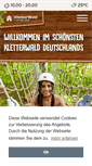 Mobile Screenshot of kletterwald-hamburg.com